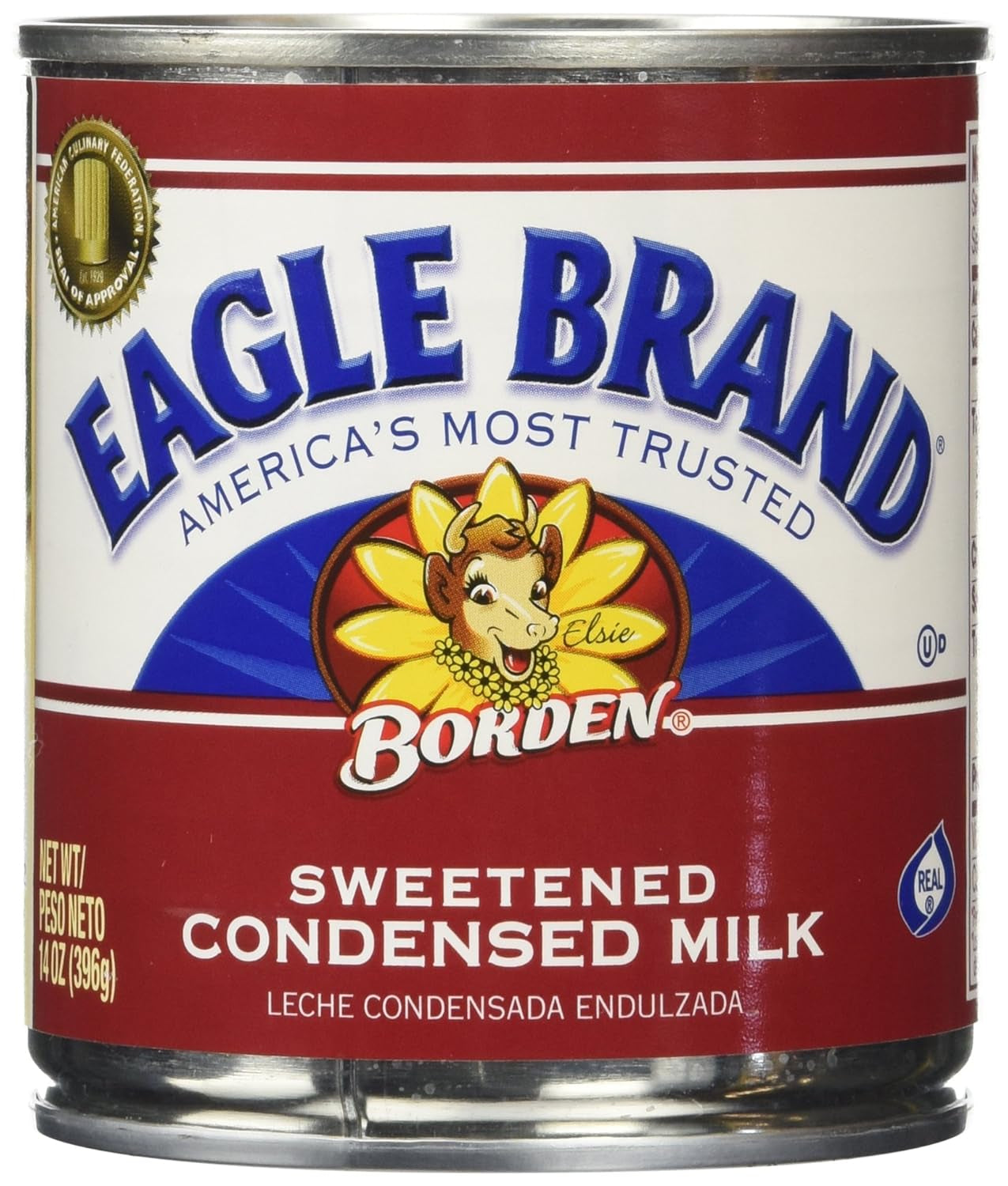 Borden Brand Sweetened Condensed Milk 14 Ounce (Pack of 4)