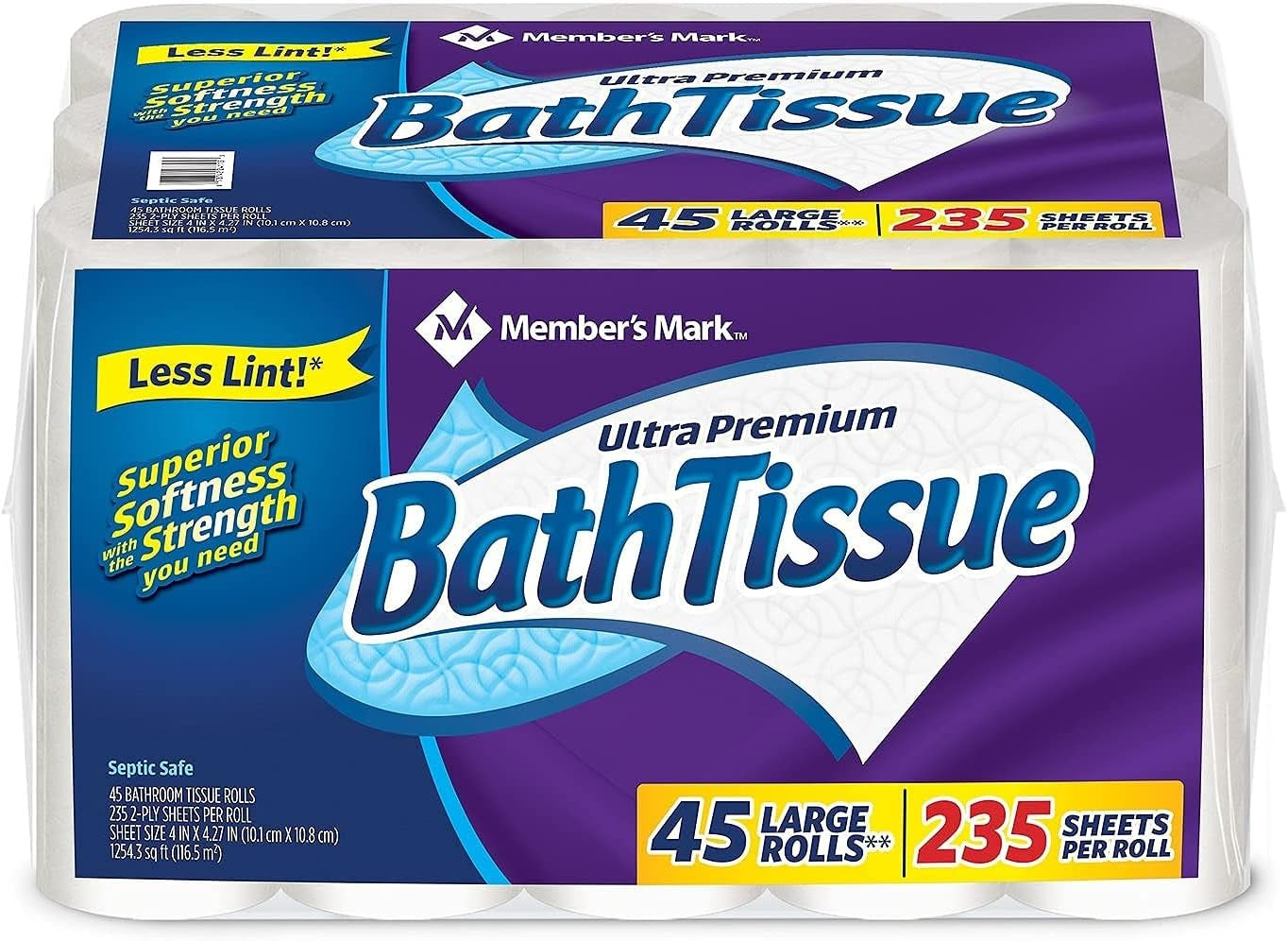 Ultra Premium Bath Tissue, 2 Ply (232 Sheets, 45 Rolls)