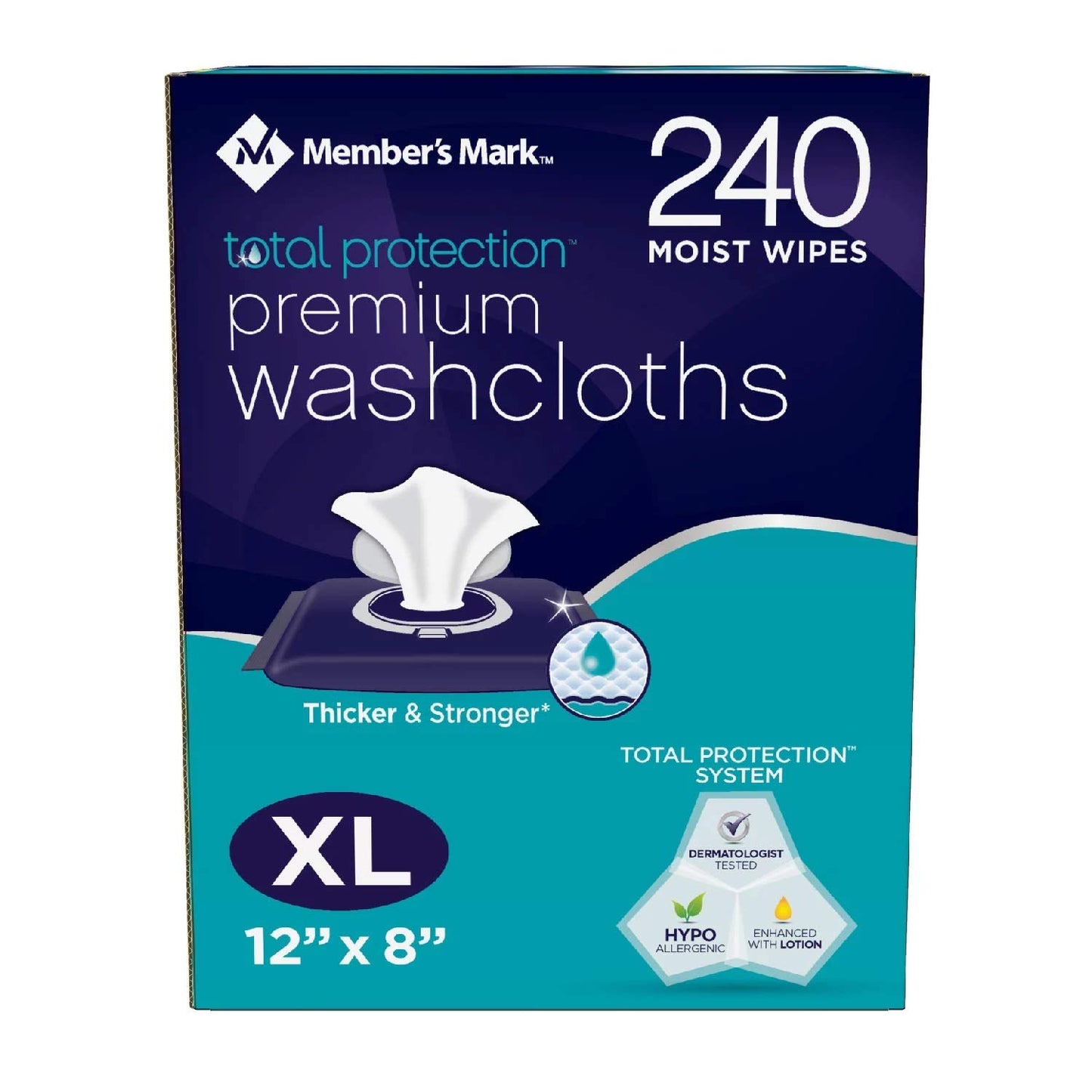 Member'S Mark Adult Washcloths (240 Count) (2 Pack)