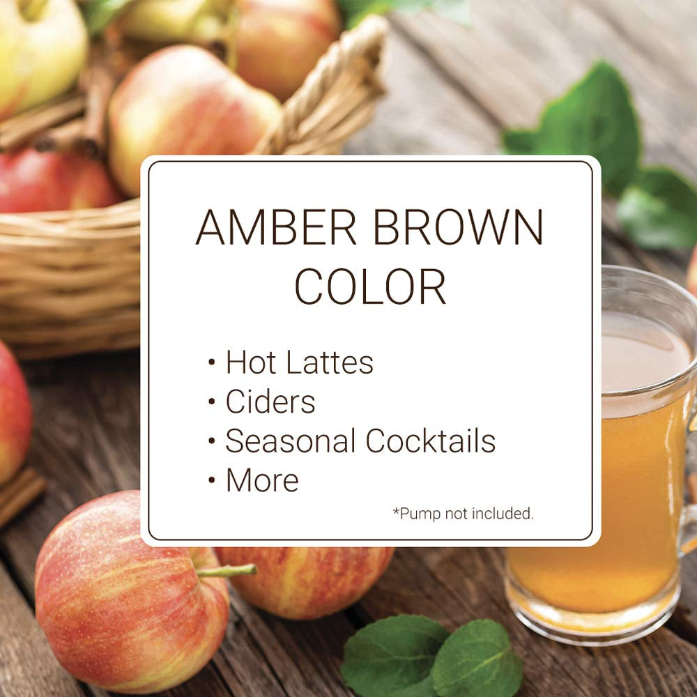 - Caramel Apple Butter Syrup, Buttery Caramel and Cooked Apple Flavor, Natural Flavors, Great for Hot Lattes, Ciders, and Seasonal Cocktails, Non-Gmo, Gluten-Free (1 Liter)